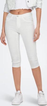 ONLY Caprijeans "ONLRAIN – Skinny Fit mit mittlerer Leibhöhe für moderne Silhouette", skinny fit, Denim/Jeans, Viskosemischung, unifarben, pflegeleicht