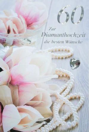BSB Grußkarten Diamanthochzeit - 60. Hochzeitstag