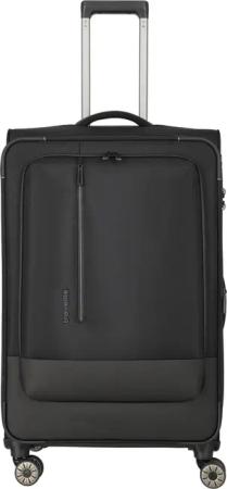 Travelite Crosslite - 4-Rollen-Trolley L 77 cm erw. (black)