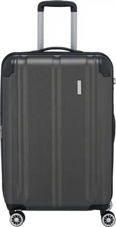 Travelite City - 4-Rollen-Trolley erw. M 68 cm (anthrazit)