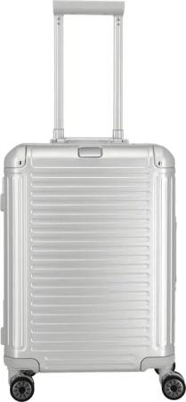 Travelite Next - 4-Rollen-Kabinentrolley S 55 cm (silber)