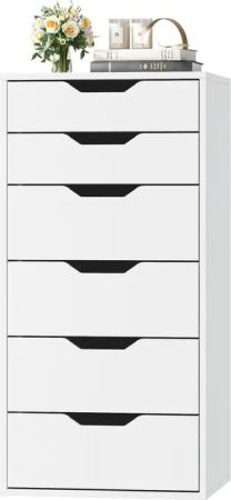 Homfa Kommode Schubladenschrank, Schubladenkommode, Aktenschrank, mit
