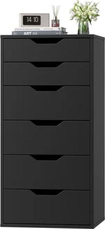 Homfa Kommode Schubladenschrank, Schubladenkommode, Aktenschrank, mit