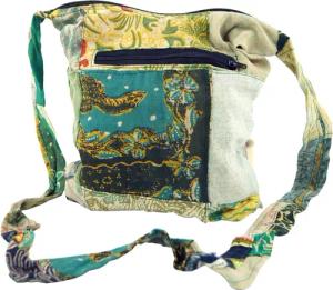 Guru-Shop Schultertasche Boho Schultertasche, Patchwork Tasche