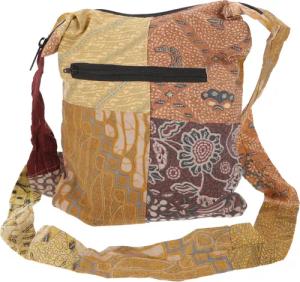 Guru-Shop Schultertasche Boho Schultertasche, Patchwork Tasche