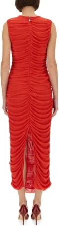 Rotate - Draped Red Maxi Dress - Größe 36 - rot