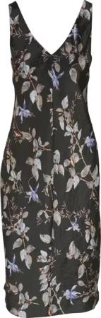 Vince - Bellflower Dbl V Nk Slip Dress - Größe XS - schwarz
