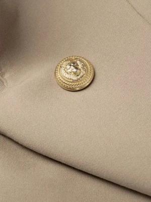 Balmain - Ls 1 Btn Tailored Short Dress - Größe 40 - beige