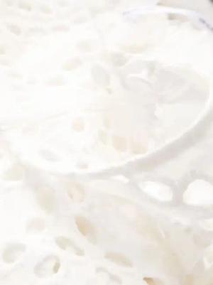 self-portrait - White Broderie Maxi Dress - Größe 8 - weiß