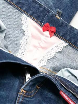 Dsquared2 - High-Rise Skinny Jeans With Five-Pocket Design - Größe 42 - blau