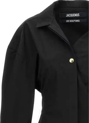 Jacquemus - 'La Robe Chemise' Dress - Größe 36 - schwarz