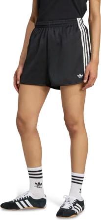 Adidas Originals Satin Shorts Damen Kurze Hosen - Schwarz - Größe: 34 - Poly Mesh - Foot Locker