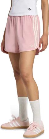 Adidas Originals Satin Shorts Damen Kurze Hosen - Rosa - Größe 34 - Poly Mesh