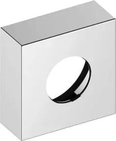 Keuco Verlängerungsrosette IXMO SW-chrom geb., eck., f THM-Armatur, UP