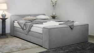 PAARA Boxspringbett Dubai mit Bettkasten Kopfteil