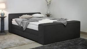 PAARA Boxspringbett Dubai mit Bettkasten Kopfteil