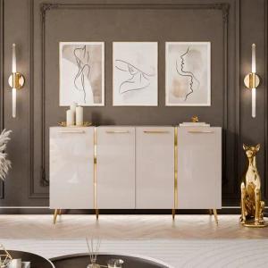 ALLHOUSE24 Kommode DIAMANT GOLD Kaschmir 158