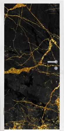 MuchoWow Türtapete Marmor - Gold -