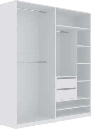 Marmex Möbel Mehrzweckschrank TRES SET C/B