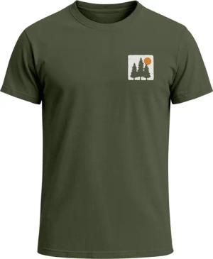 Neverless Print-Shirt Herren T-Shirt mit Wald-Logo