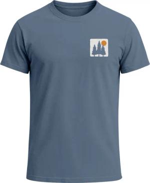 Neverless Print-Shirt Herren T-Shirt mit Wald-Logo