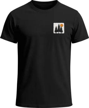 Neverless Print-Shirt Herren T-Shirt mit Wald-Logo