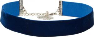 Alpenflüstern Choker Trachten-Samt-Kropfband breit (blau), -
