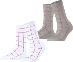 Esprit Socken Sketched Grid 2-Pack (2-Paar)