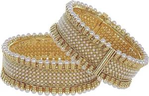 YouBella Armreif Set Gold Plated &