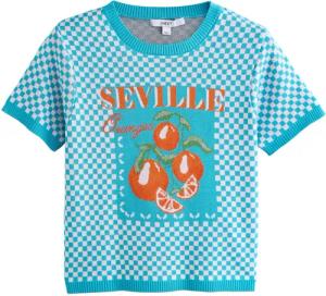 Next T-Shirt T-Shirt mit Vichykaros und