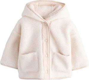 Next Fleecejacke Fleece mit Druckknopfverschluss (1-St)