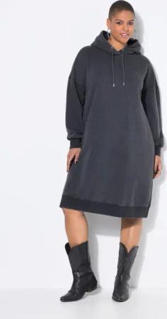 Studio Untold Minikleid Sweatkleid oversized Kapuze
