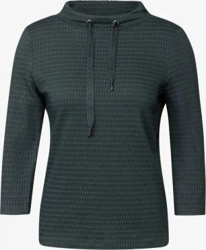 CECIL Rundhalsshirt Two-Tone Strukturshirt (1-tlg)