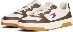 Tommy Jeans Sneaker "(NEW) TJM CUPSOLE LEATHER ESS", Freizeitschuh, Halbschuh, Schnürschuh im Basket-Look