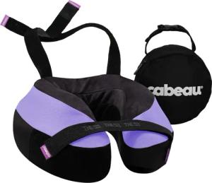 Cabeau The Neck's Evolution S3 - Nackenkissen inkl. Ohrstöpsel 25 cm (black/lavender/paris)