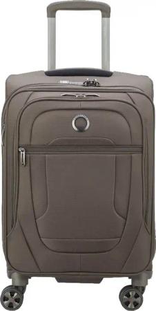 Delsey Paris Helium Dlx 2.0 Slim Line - 4-Rollen-Kabinentrolley 55 cm (mokka)