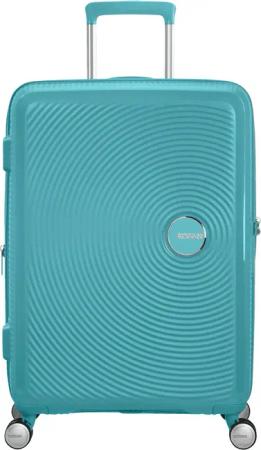 American Tourister Soundbox - 4-Rollen-Trolley 67 cm erw. (türkis)