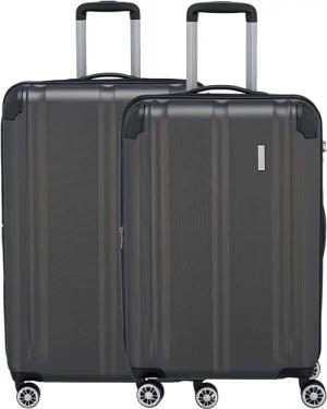 Travelite City - 4-Rollen Trolley Set 2tlg. (anthrazit)