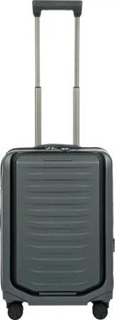 Porsche Design Roadster Hardcase - 4-Rollen-Kabinentrolley mit Vortasche S 55 cm (grey matt)