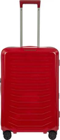 Porsche Design Roadster Hardcase - 4-Rollen-Trolley M 69 cm erw. (carmine red shiny)