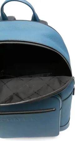 Michael Kors Rucksäcke - Textured Leather Backpack - Gr. unisize - in Blau - für Damen