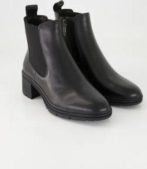 Tamaris Schuhe - M2545643 Leder und Textil (Schwarz, Gr. 39)