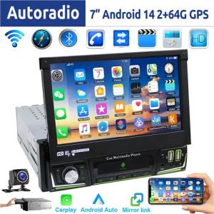 ESSGOO 7" Ausziehbarer Screen Android 14