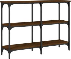 vidaXL Beistelltisch Konsolentisch Braun Eichen-Optik 100x29x75
