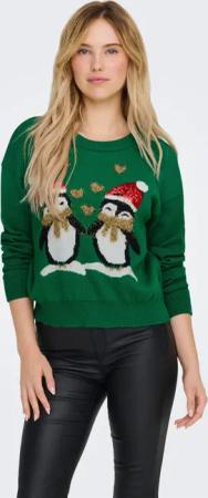 ONLY Weihnachtspullover ONLXMAS HAPPY LS O-NECK