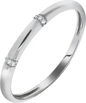 Vivance Fingerring 375 Weißgold Diamant
