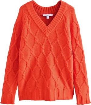 Next V-Ausschnitt-Pullover Tunikapullover mit V-Ausschnitt und