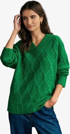 Next V-Ausschnitt-Pullover Tunikapullover mit V-Ausschnitt und