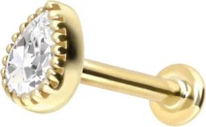 PIERCINGLINE Piercing-Set 14 Karat Gold Labret