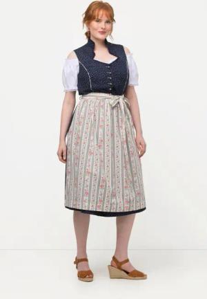 Ulla Popken Dirndl Dirndl Herzausschnitt Schmuckknöpfe